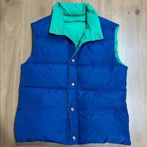 Vintage Reversible Eastern Mountain Sports Down Vest